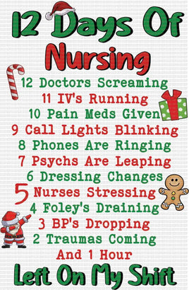 12 Days Of Nursing