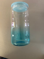 Ombré 16oz glass cup
