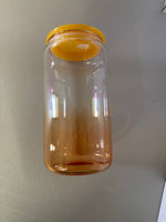 Ombré 16oz glass cup