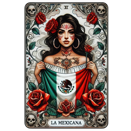 La Mexicana Card UV decal