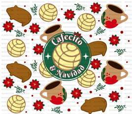 20 oz cafecito y navidad UV WRAP