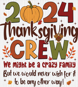 2024 thanksgiving crew