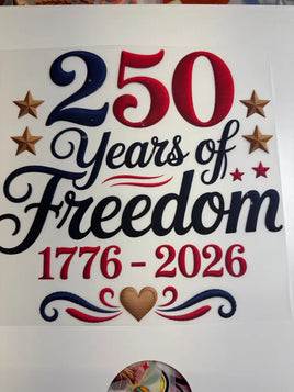 250 years of freedom DD