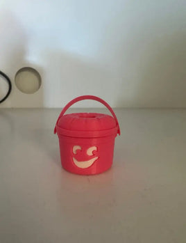 3D Spooky Straw Topper Pink - Orange