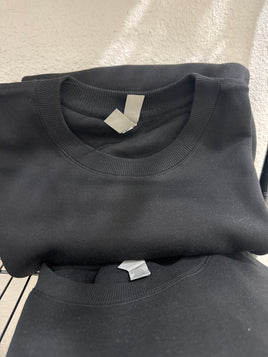 Black crewneck
