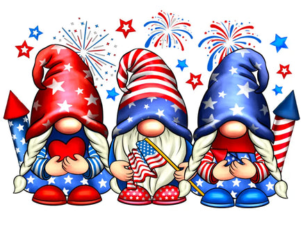 4th of July Gnomes DTF