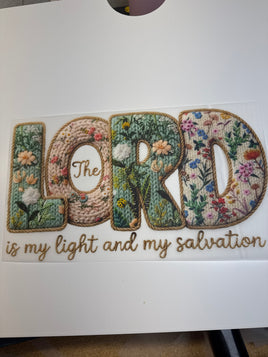 Faux Yarn The Lord Is My Light DD