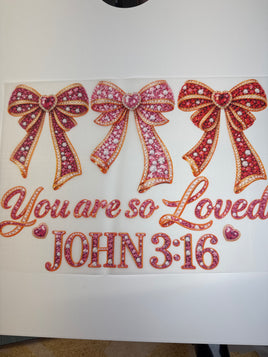 Rhinestone You Are So Loved DD