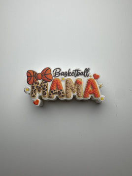 Faux Yarn Basketball Mama STRAW TOPPER