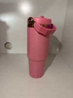 30oz flip stainless steel tumbler