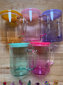 Ombré 17oz glass mug