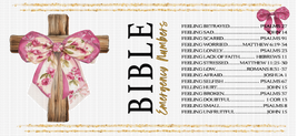 Bible Emergency Numbers UV Wrap