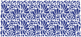 Blue talavera UV Wrap