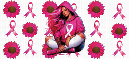 Breast Cancer Girl UV Wrap