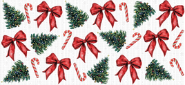 Christmas Red Bows And Trees UV Wrap
