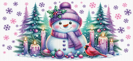 Colorful Snowman UV Wrap