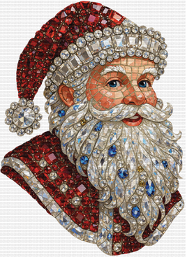Crystals Santa