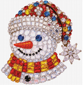 Crystals Snowman
