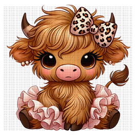 Cute Cow Pink Tutu