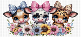 CUTE FLORAL COWS UV WRAP
