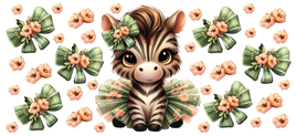 Cute Zebra Tutu UV Wrap
