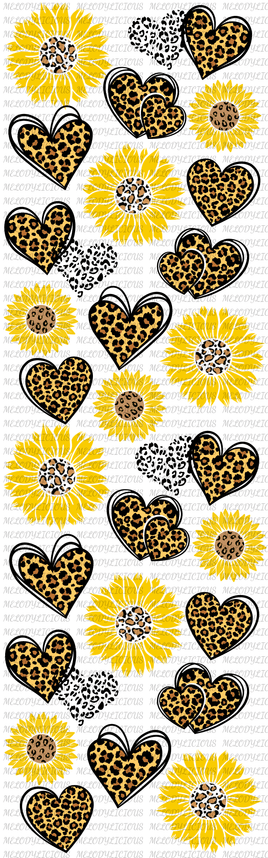 Sunflower Cheetah pen UV wrap
