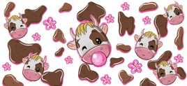 Cute pink cow UV Wrap