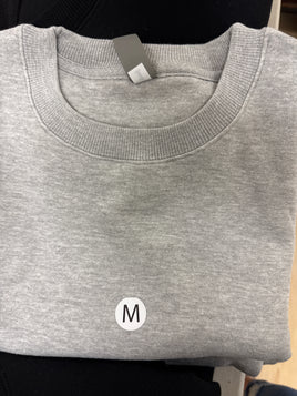 Heather gray crewneck