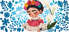 Dancing Frida Talavera UV Wrap