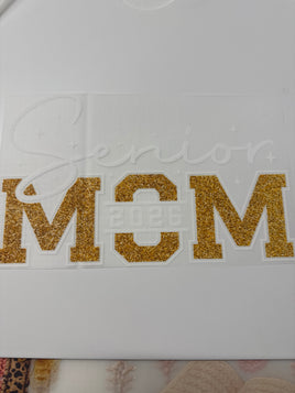 SENIOR MOM WHITE AND GOLD DD