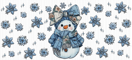 Denim Snowman UV Wrap