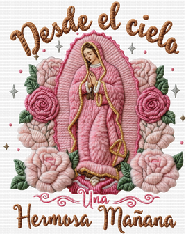 Desde El Cielo Pink Faux Yarn