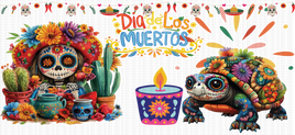 Dia De Los Muertos UV Wrap