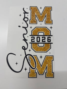 SENIOR MOM BLACK AND GOLD DD