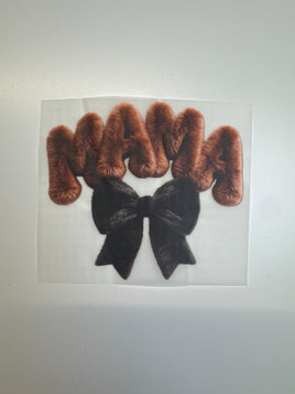 Faux Yarn Fuzzy Brown Mama Pocket DD