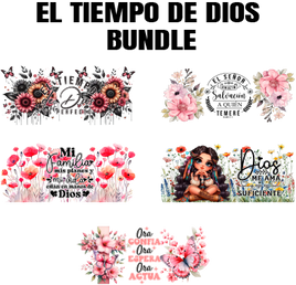 EL TIEMPO DE DIOS UV DTF BUNDLE