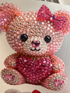 Rhinestone Pink Teddy DD