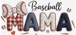 Faux Yarn Baseball Mama UV Wrap