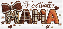 Faux Yarn Football Mama UV Wrap