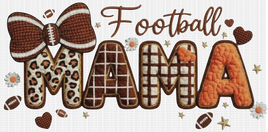 Faux Yarn Football Mama