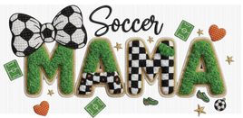 Faux Yarn Soccer Mama