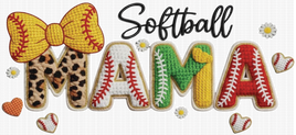 Faux Yarn Softball Mama UV Wrap