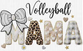 Faux Yarn Volleyball Mama