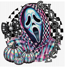 Ghostface Rhinestone Decal