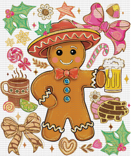 Gingerbread Latina Christmas