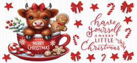 Have Yourself A Merry Little Christmas Cow UV Wrap