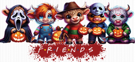 Horror Cow Friends UV Wrap