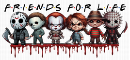 Horror Friends for life UV Wrap