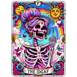 The IDGAF Card decal