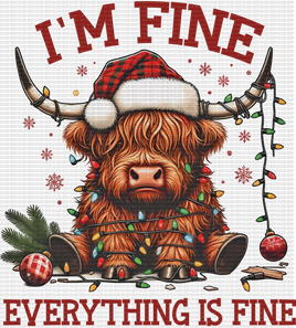 I'm Fine Highland Christmas